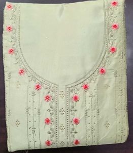 Embroidered Kurta Fabric (Unstitched)