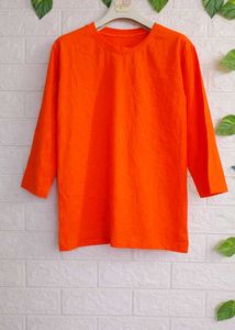 Orange Long Sleeve T-Shirt
