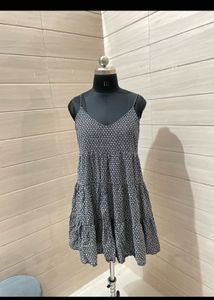 H&amp;M Tiered Mini Dress