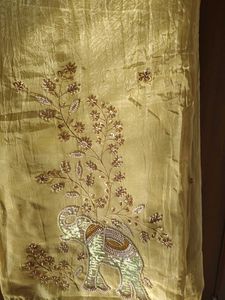 (NEW) Beautiful Motif Embroidered Dress Material