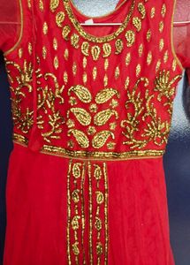Designer Red Lehenga Choli