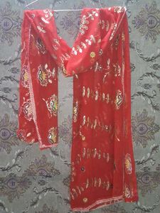 Elegant Red Dupatta🆕❤️