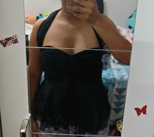 Chic Black Halter Top