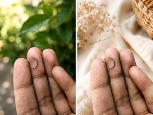 Simple Silver Hoop Earring/Nose Ring🥰❤️