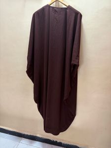 Brown Abaya with Scarf