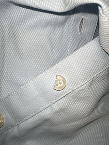 Pale Blue Ruffle Detail Shirt