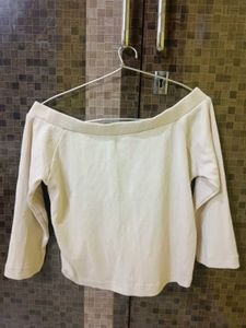 Ribbed Off-Shoulder Top