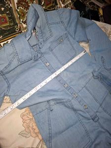 Light Wash Denim Jumpsuit