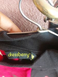 💝Dressberry colorblocked pattern pink b