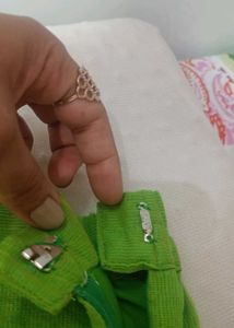 Green Embellished Kurta