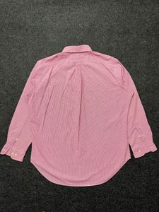 Ralph Lauren Pink Gingham Button-Down Shirt