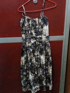 Printed Fit & Flare Dress