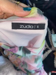 Pink Floral Ruched Sleeveless Top