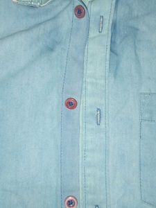 Men's Light Blue Button-Up Shirt combo