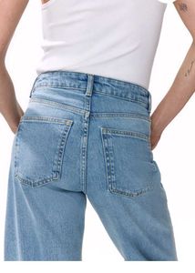 Light Wash Wide Leg Jeans
