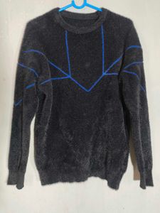 Cozy Faux Fur Knit Sweater