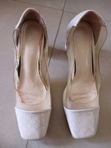Chic Transparent Block Heels