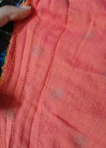 Avaasa Orange Print Kurti