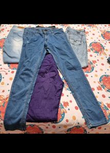 Stylish Dark Wash Denim Jeans combo