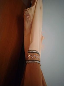 Stylish dress with Embellished Waistband