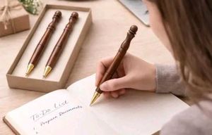 Designer wooden pens