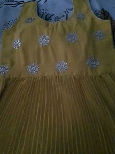 Yellow Party Wear Dress | Worn Once