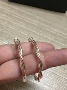 Twisted Hoop Earrings