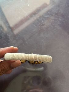 Exquisite Handcrafted Gold &amp; Pearl Bangle