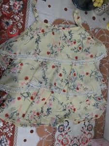 Floral Ruffle Layered Cami