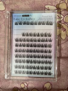 Natural Soft False Eyelashes Kit eyelash clusters