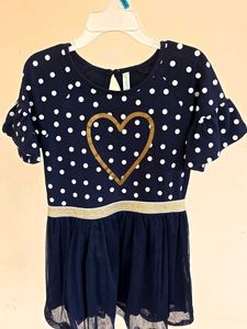Cute Heart Polka Dot Dress