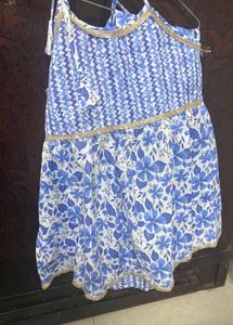 Beautiful Blue Floral Kurta set