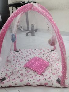 Pink Star Baby Sleeping Bed