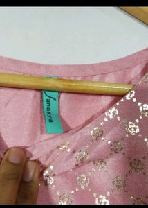 Janasya Pink Kurta Set...