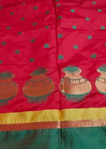 Red &amp; Green Saree