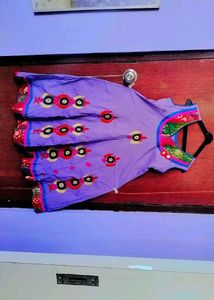 Fully Embroidered Anarkali Kurti