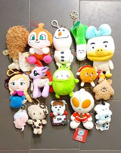 Combo Collection of Cute Plushie Keychains