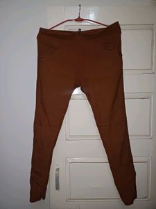 Stylish Brown Slim Fit Pants
