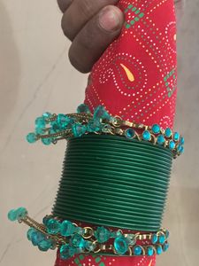 Brand New Fixed Price Green. Bangle Set
