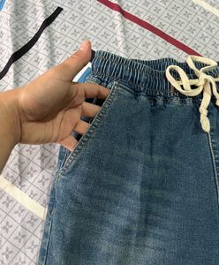 Length-37,,Women's Denim Jogger Pants