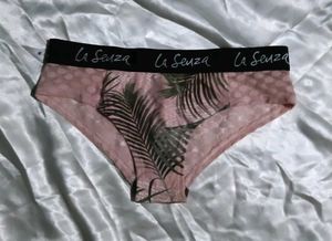 La Senza Pink Tropical Print Panty