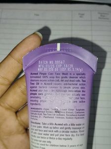 Acne Breakout Face Wash for Oily Skin