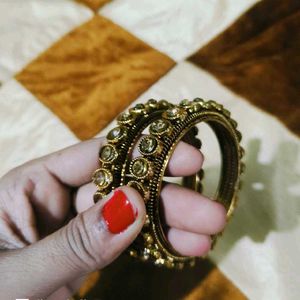 Elegant Stone Studded Bangles