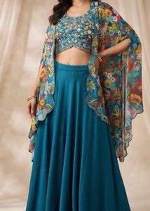 Embroidered Blouse ,Skirt, shrug