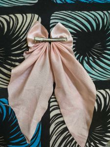 Elegant Satin Bow Hair Clip