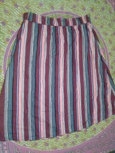 Striped Midi Skirt
