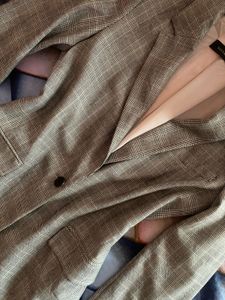 Classic Plaid oversize Blazer