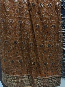 price drop Net embroidered Saree