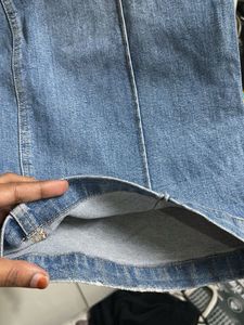 Wide Leg Denim Jeans High Waist
