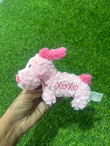 Fuzzy Friends Valentines Day Plush Pink Puppy Dog